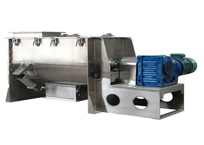 1.5-75kw Animal Feed Mixer Machine ISO9001 Spiral Horizontal Ribbon Blender