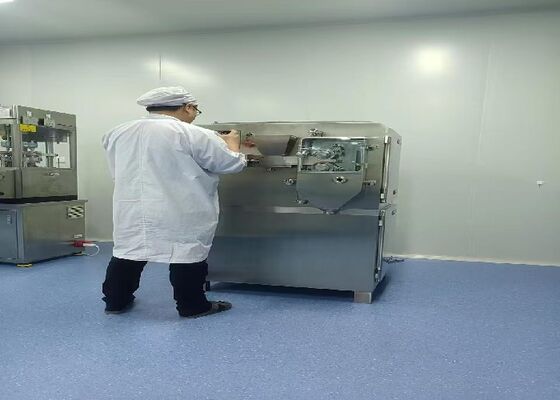 Tipo de alimentación horizontal compactador del rodillo 100-240kg/H para los gránulos de relleno de la cápsula