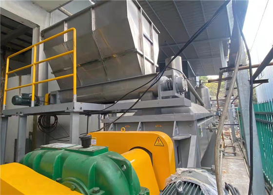 una máquina más seca de la paleta del hueco de la cuchilla del vacío 10kg/H para el barro de las aguas residuales